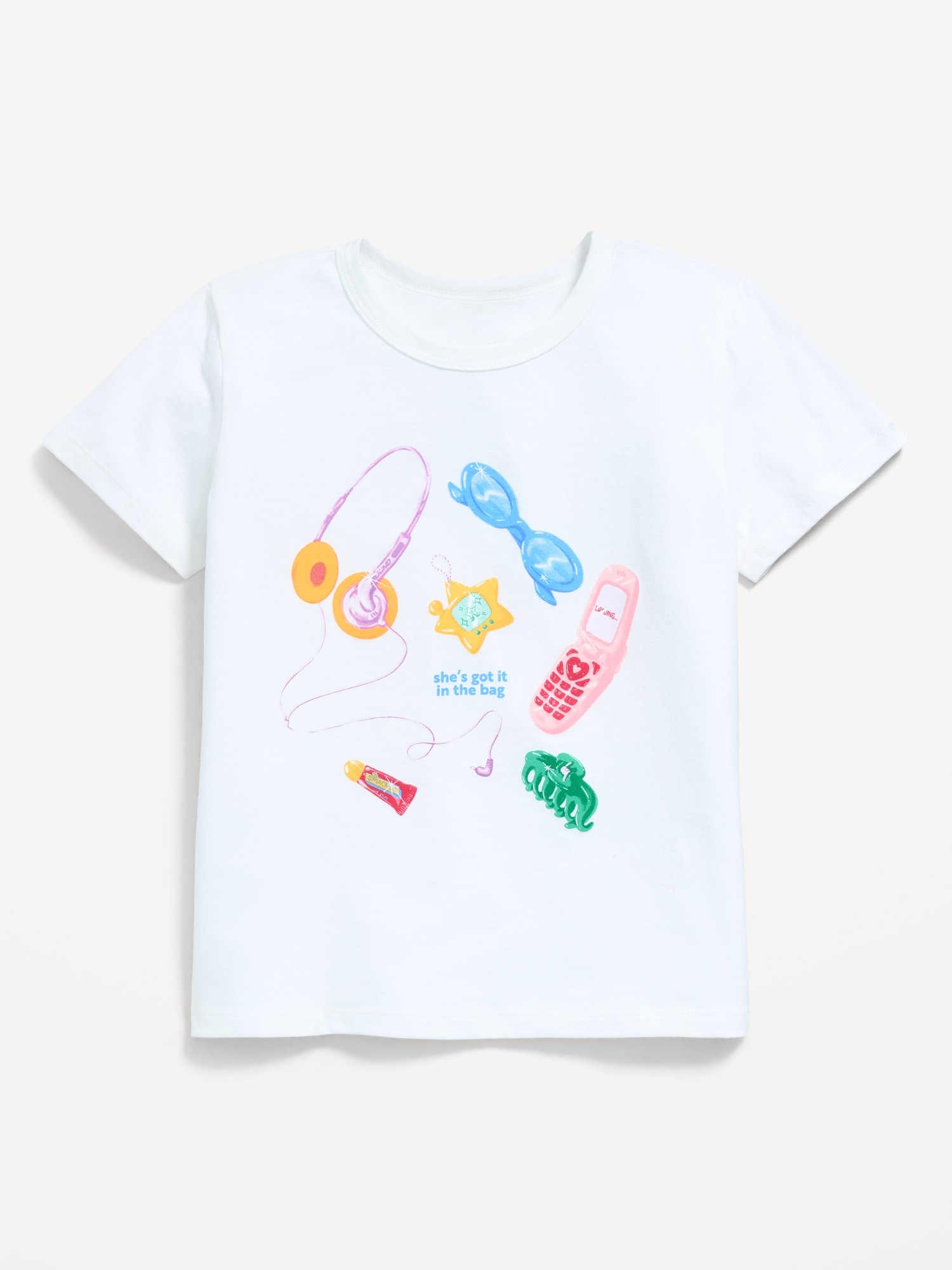 T-SHIRT À MANCHES COURTES À IMPRIMÉ POUR FILLE