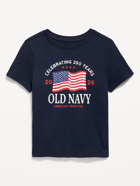 Short-Sleeve Unisex Logo-Graphic T-Shirt for Toddler