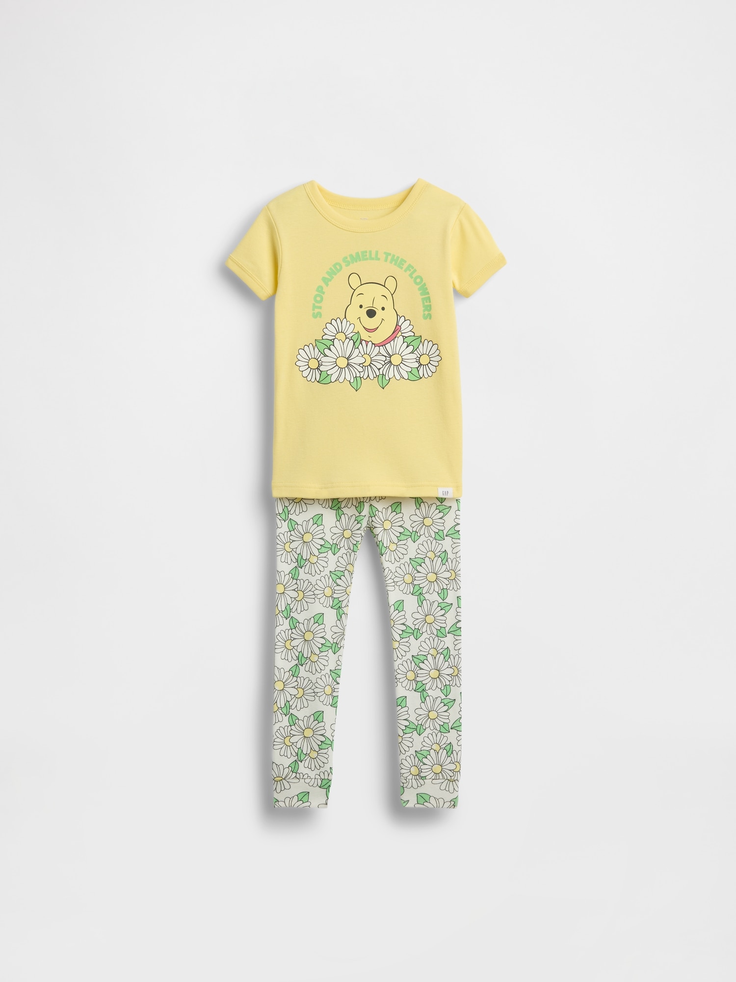 PYJAMA EN COTON BIOLOGIQUE BROSSÉ WINNIE L'OURSON POUR BÉBÉ ET TOUT-PETIT
