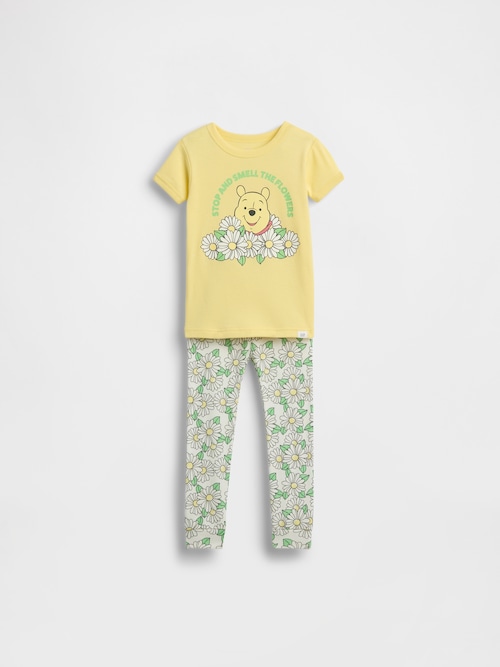 くまのプーさん オーガニック ブラッシュドコットン パジャマセット (幼児・ベビー)