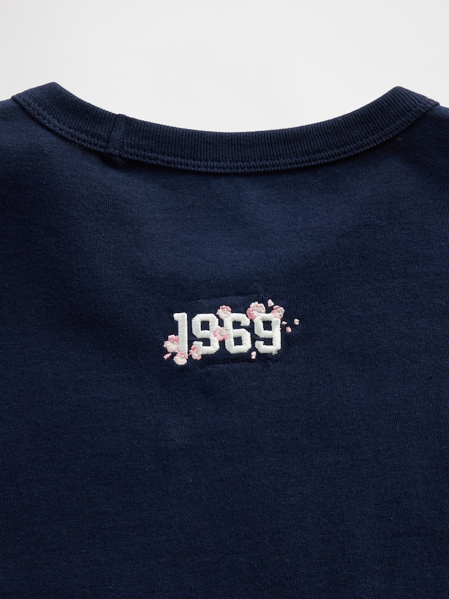 リラックスフィット SAKURA GAPロゴTシャツ-3