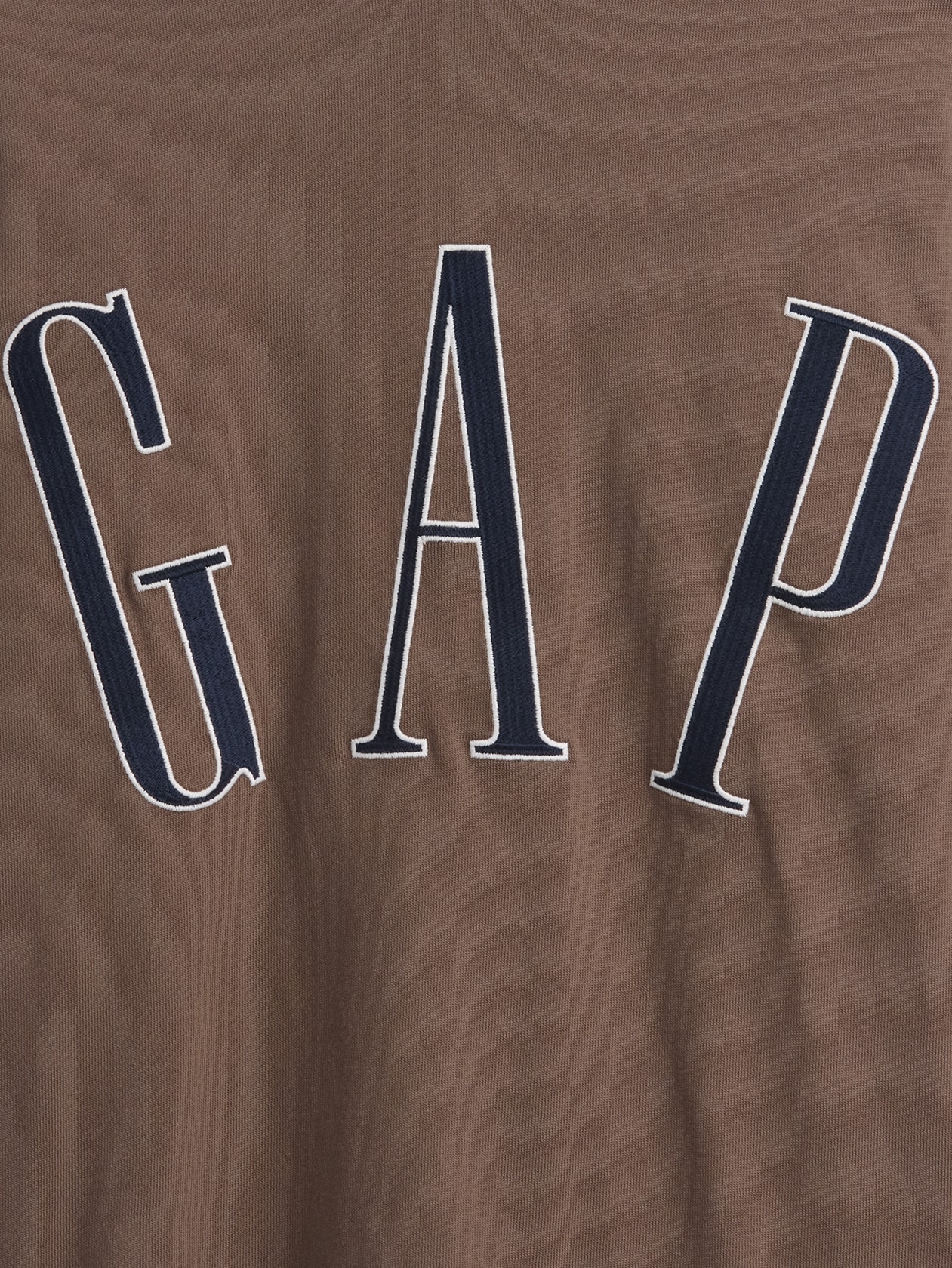 オーバーサイズ GAPロゴ クロップドTシャツ-3