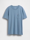 GAPミニロゴ ポケット Tシャツ-4