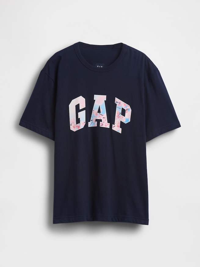 リラックスフィット SAKURA GAPロゴTシャツ-4