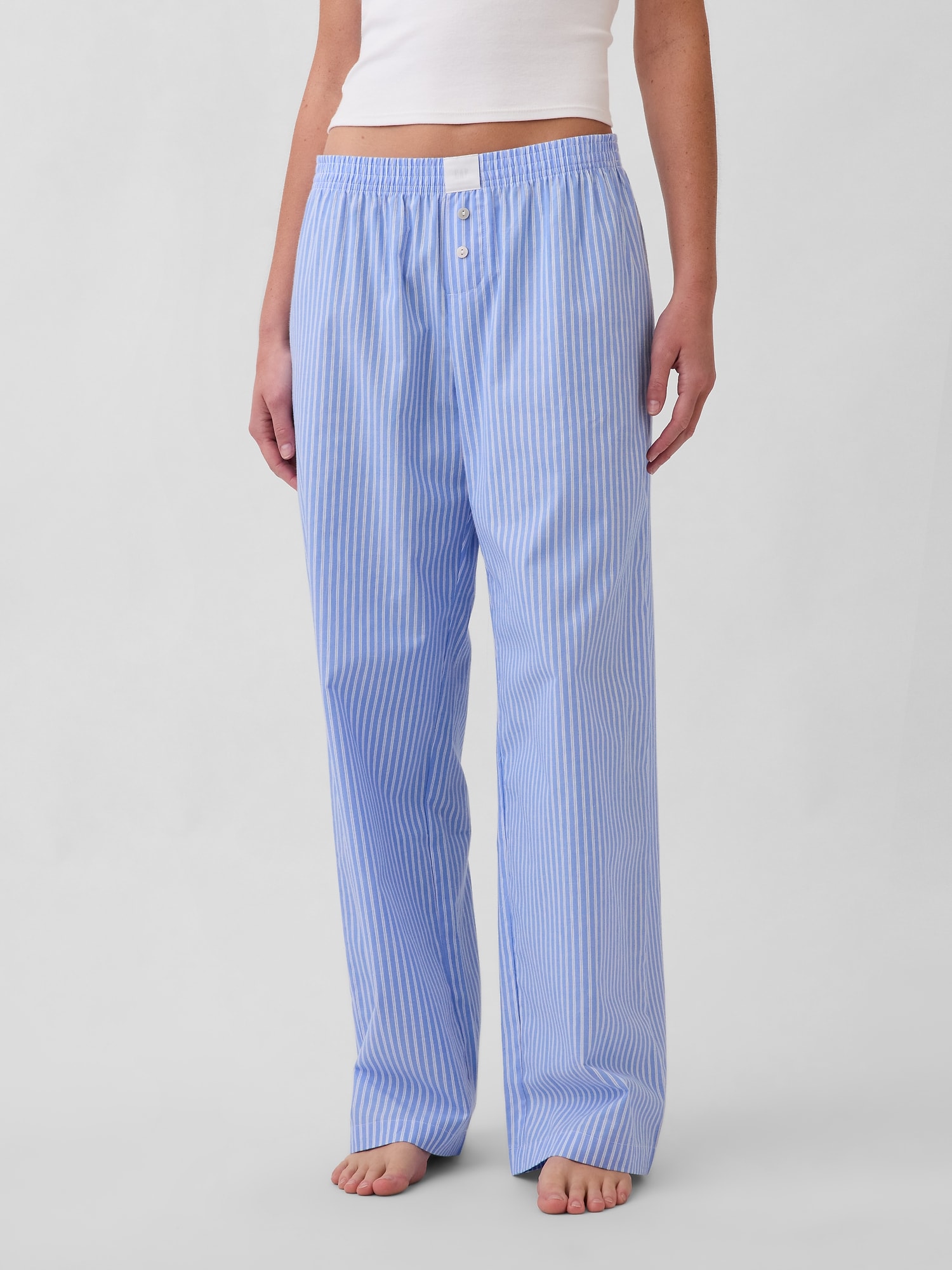 ポプリン パジャマパンツ-1