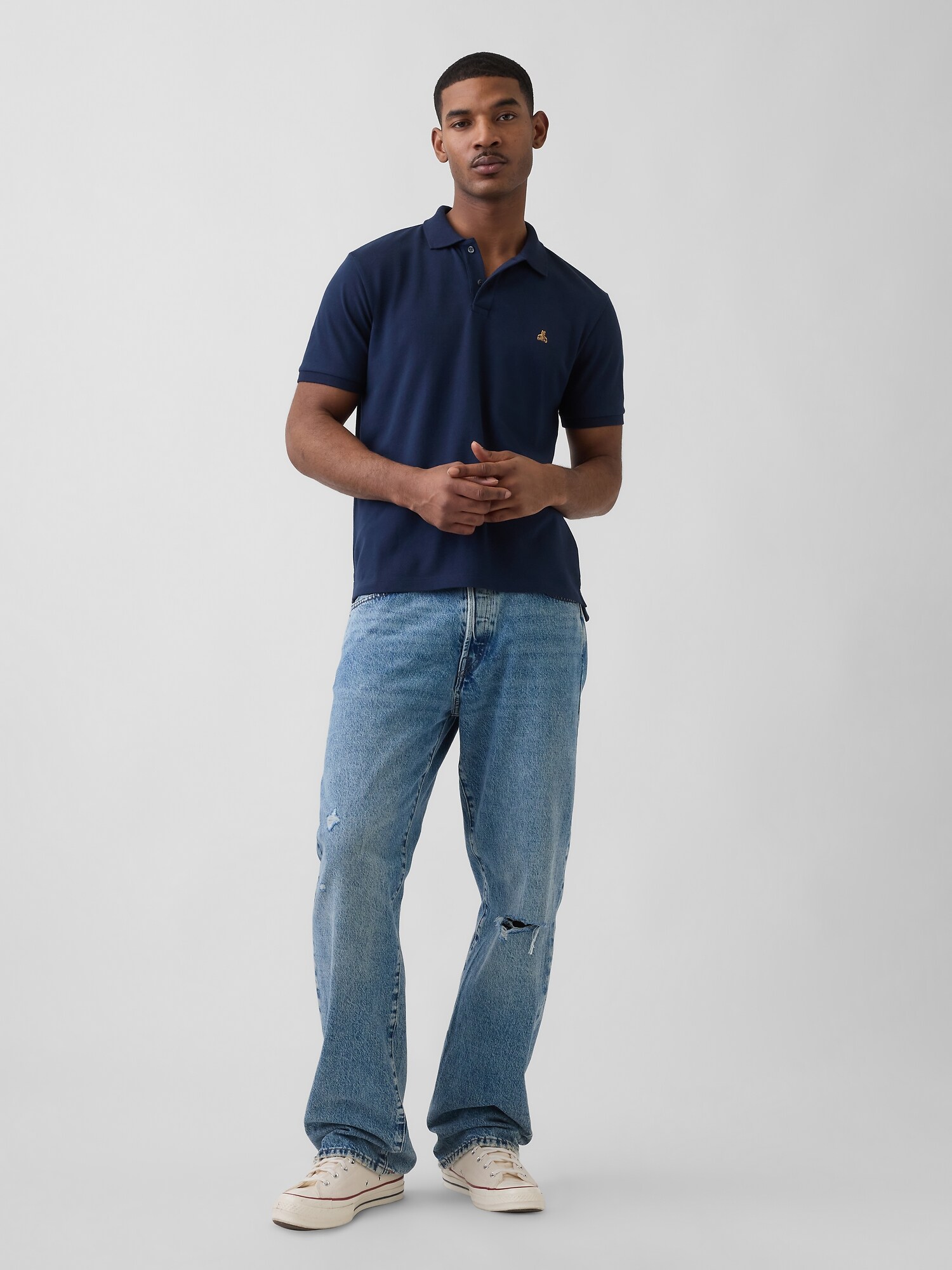 Gap公式オンラインストア | ブラナンベア ストレッチ ピケ ポロシャツ