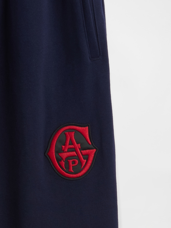 ヴィンテージソフト フレンチテリー GAPロゴ バギースウェットパンツ-4