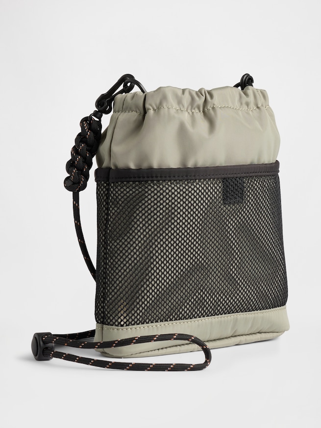 メッシュ ポケット ショルダーバッグ 小-1