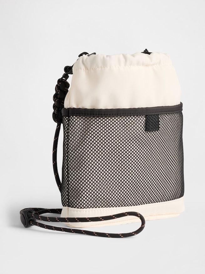 メッシュ ポケット ショルダーバッグ 小-1