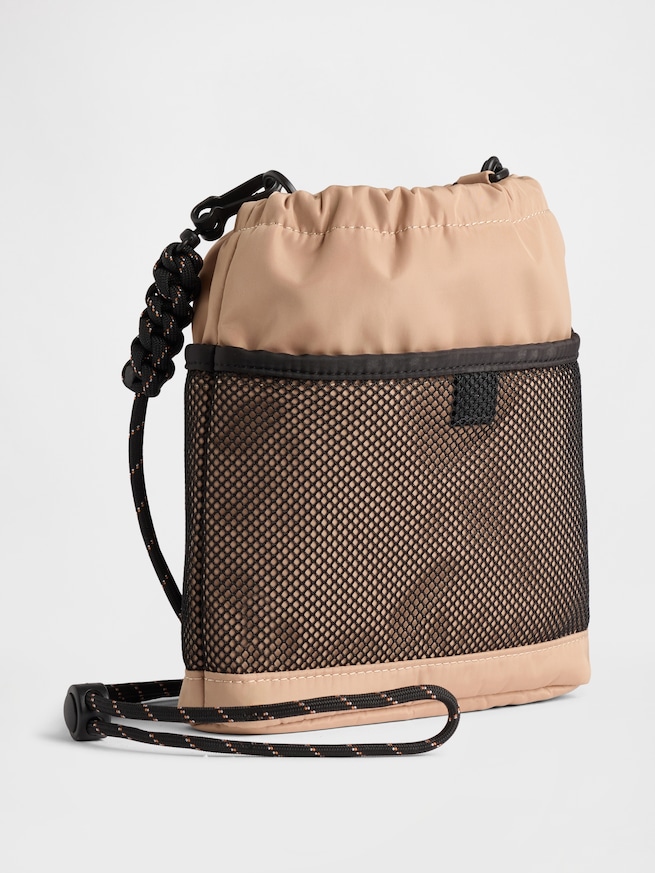 メッシュ ポケット ショルダーバッグ 小-1