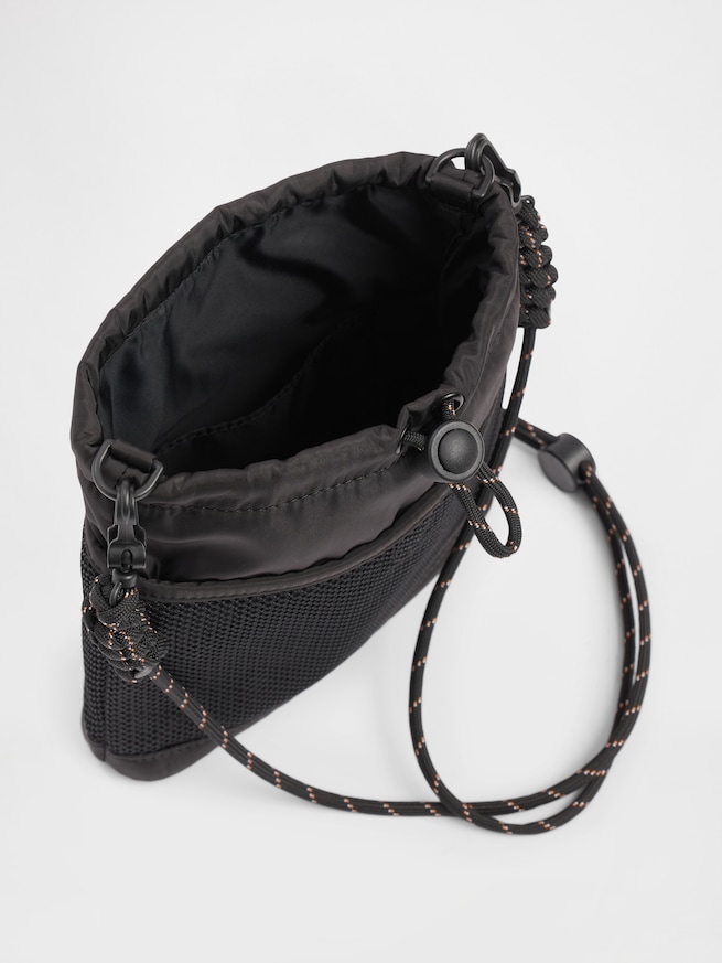 メッシュ ポケット ショルダーバッグ 小-2