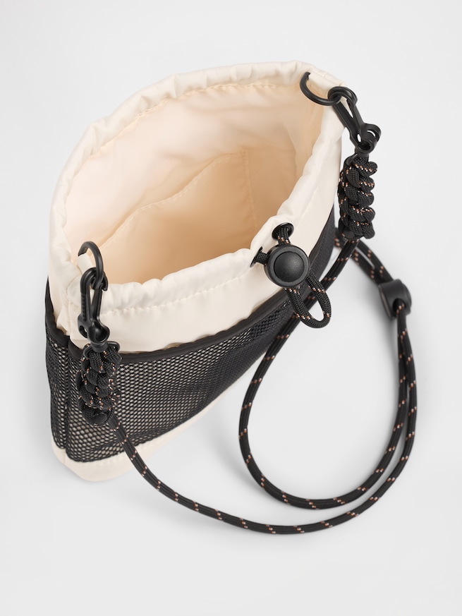 メッシュ ポケット ショルダーバッグ 小-2