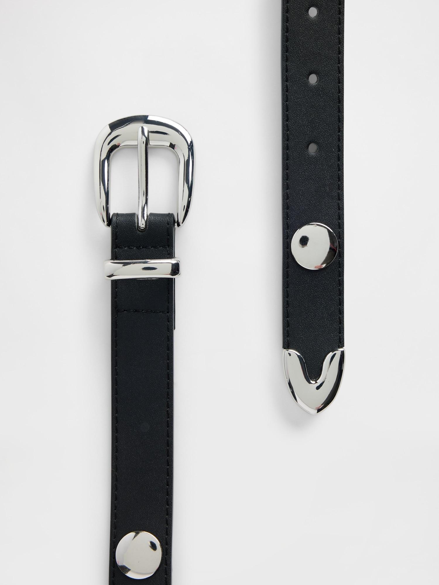 スタッズ ヴィーガンレザーベルト-1