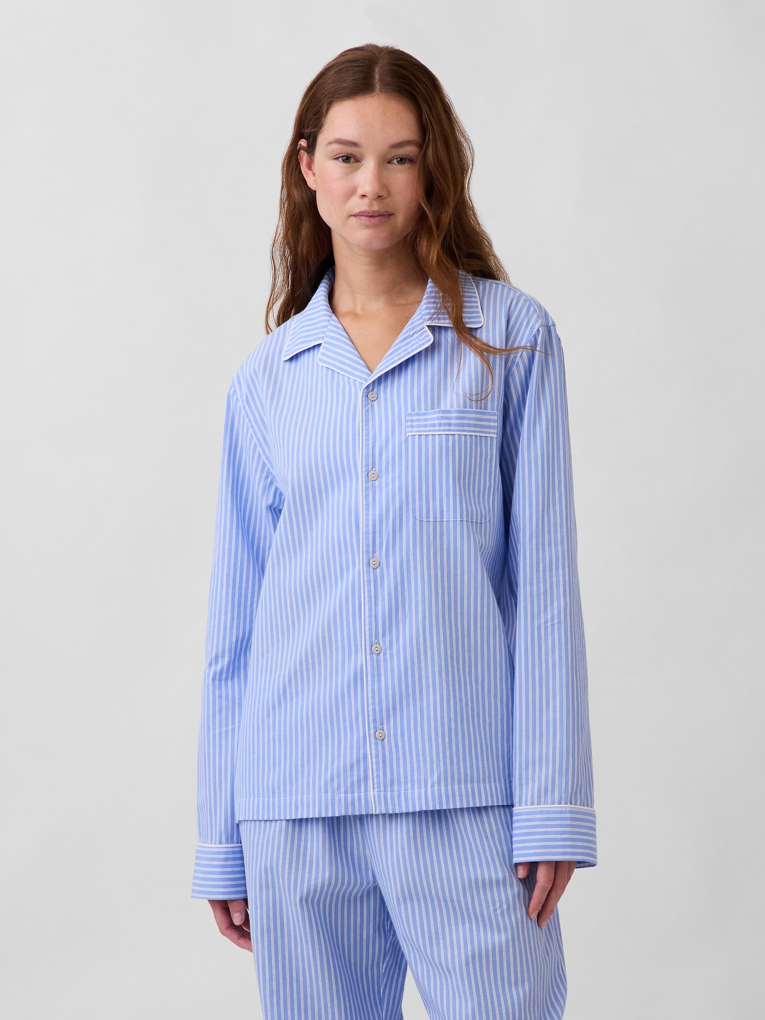 CHEMISE DE PYJAMA EN POPELINE