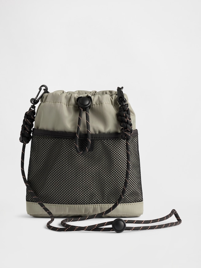 メッシュ ポケット ショルダーバッグ 小-0