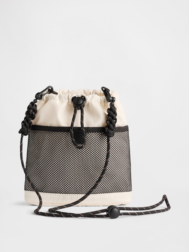 メッシュ ポケット ショルダーバッグ 小-0