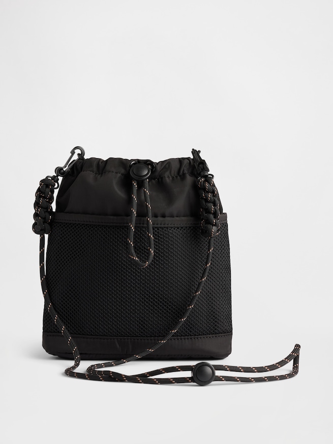 メッシュ ポケット ショルダーバッグ 小-0