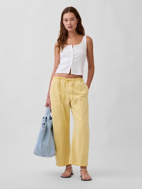Easy Double-Knee Barrel Pants