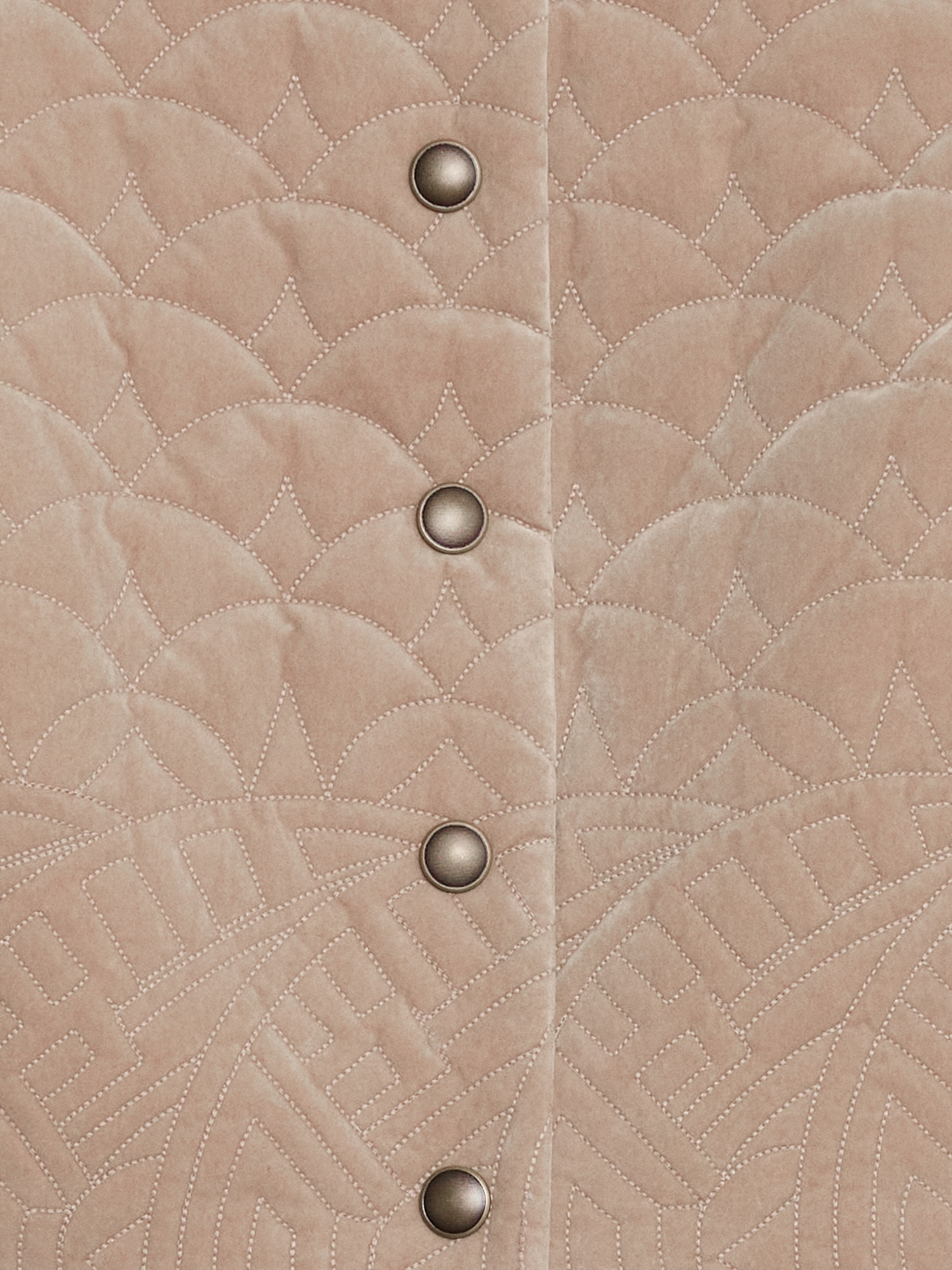 Quilted Velvet Vest