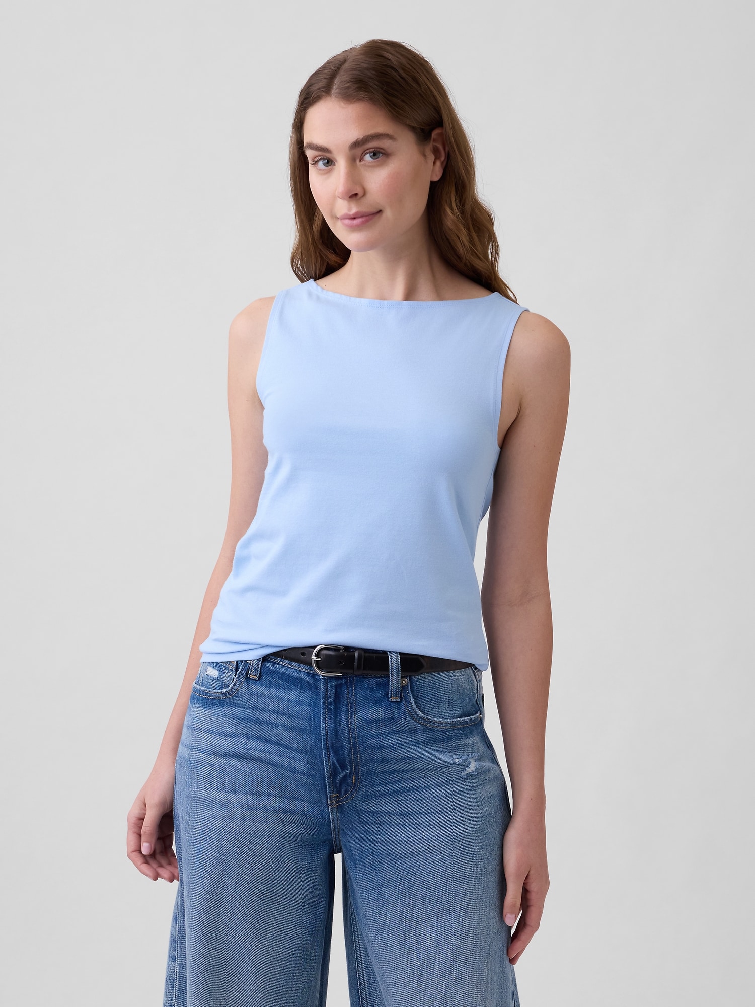 Boatneck Tank Top
