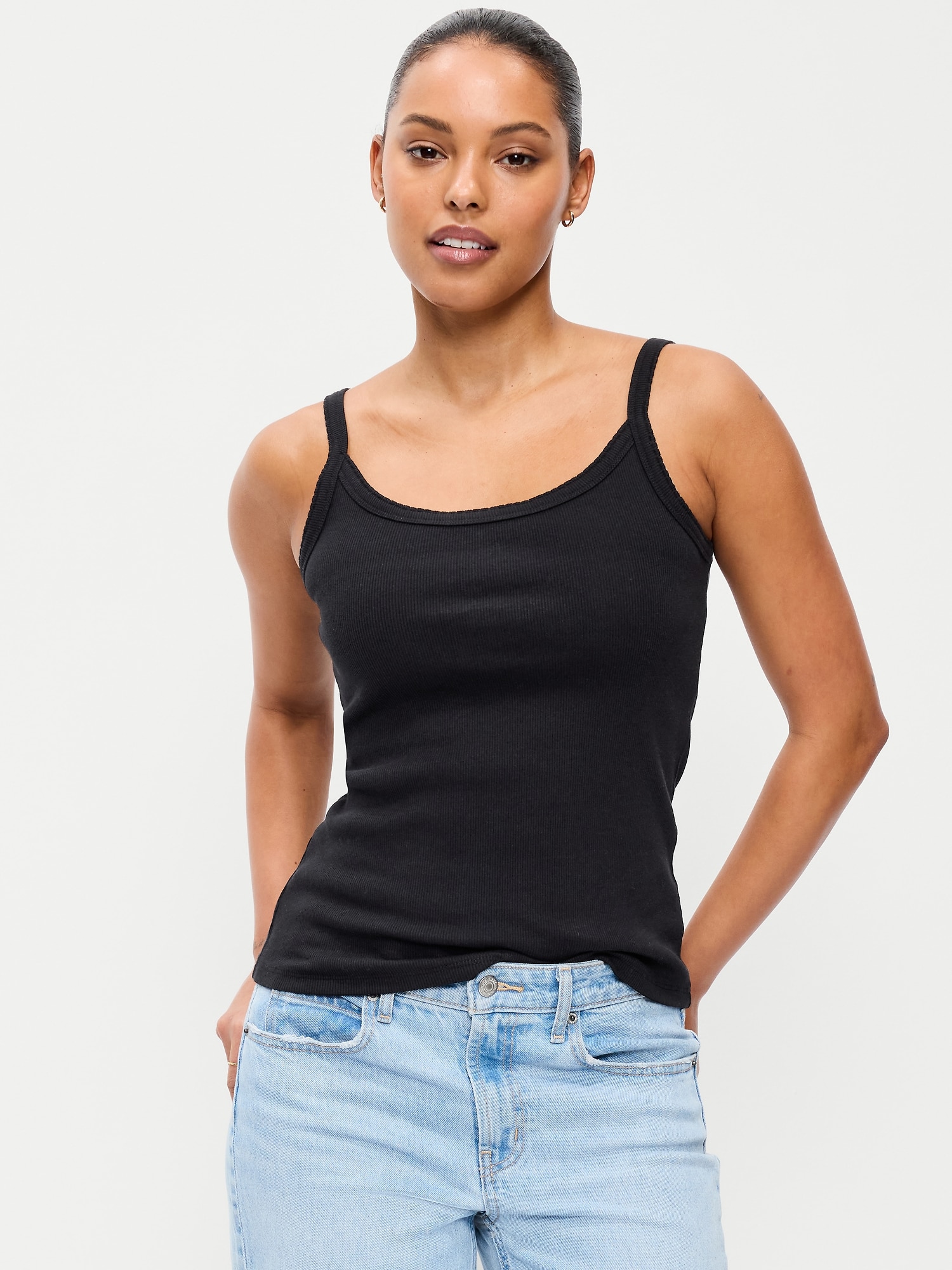 CAMISOLE EN TRICOT CÔTELÉ