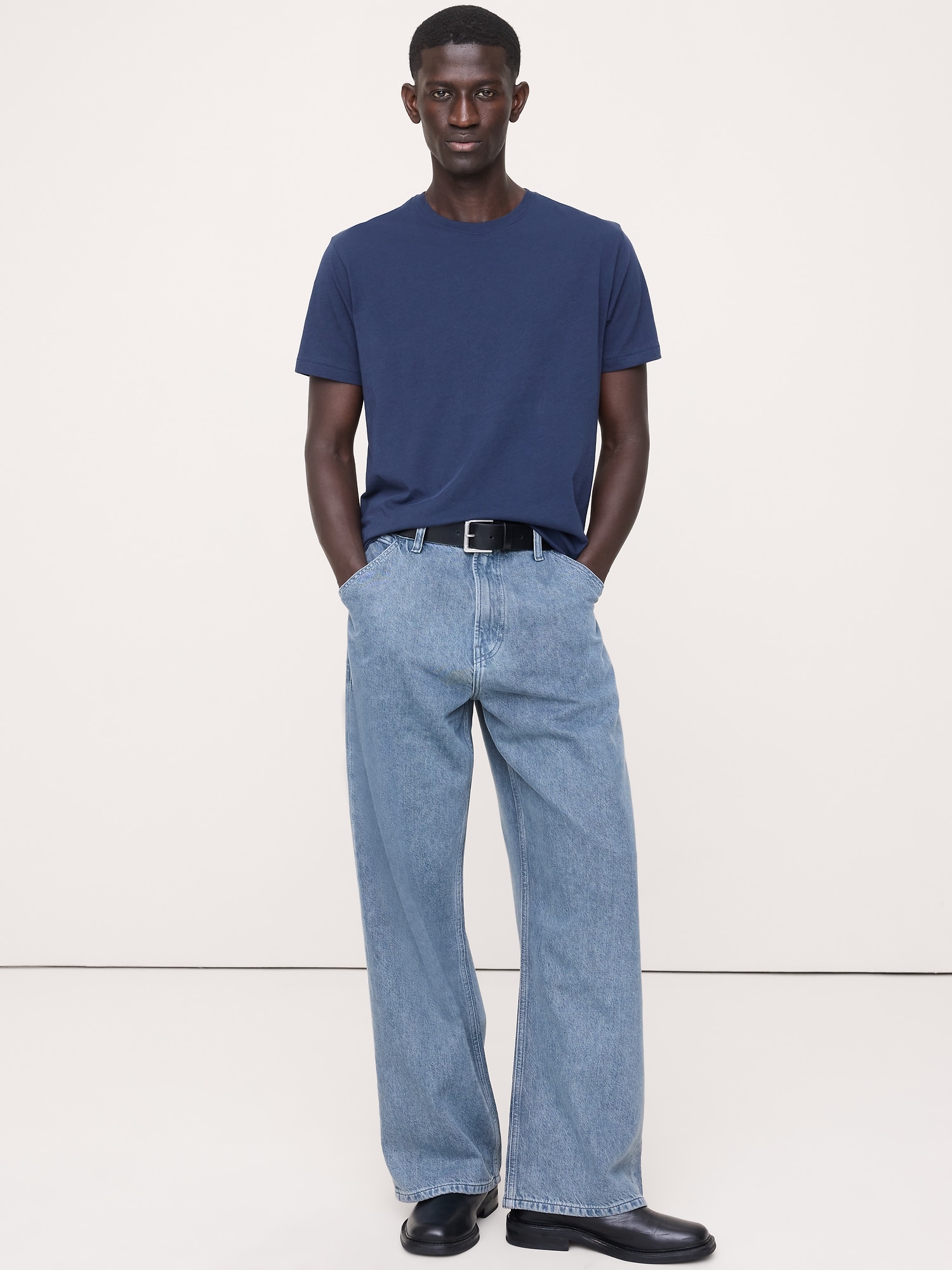 Lightweight Cotton Crew-Neck T-Shirt