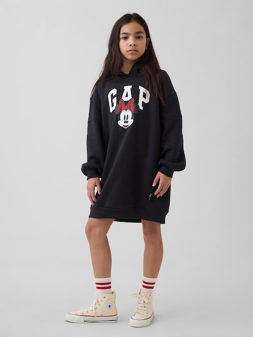 GapKids &times; ディズニー ミニーマウス オーバーサイズ パーカーワンピース