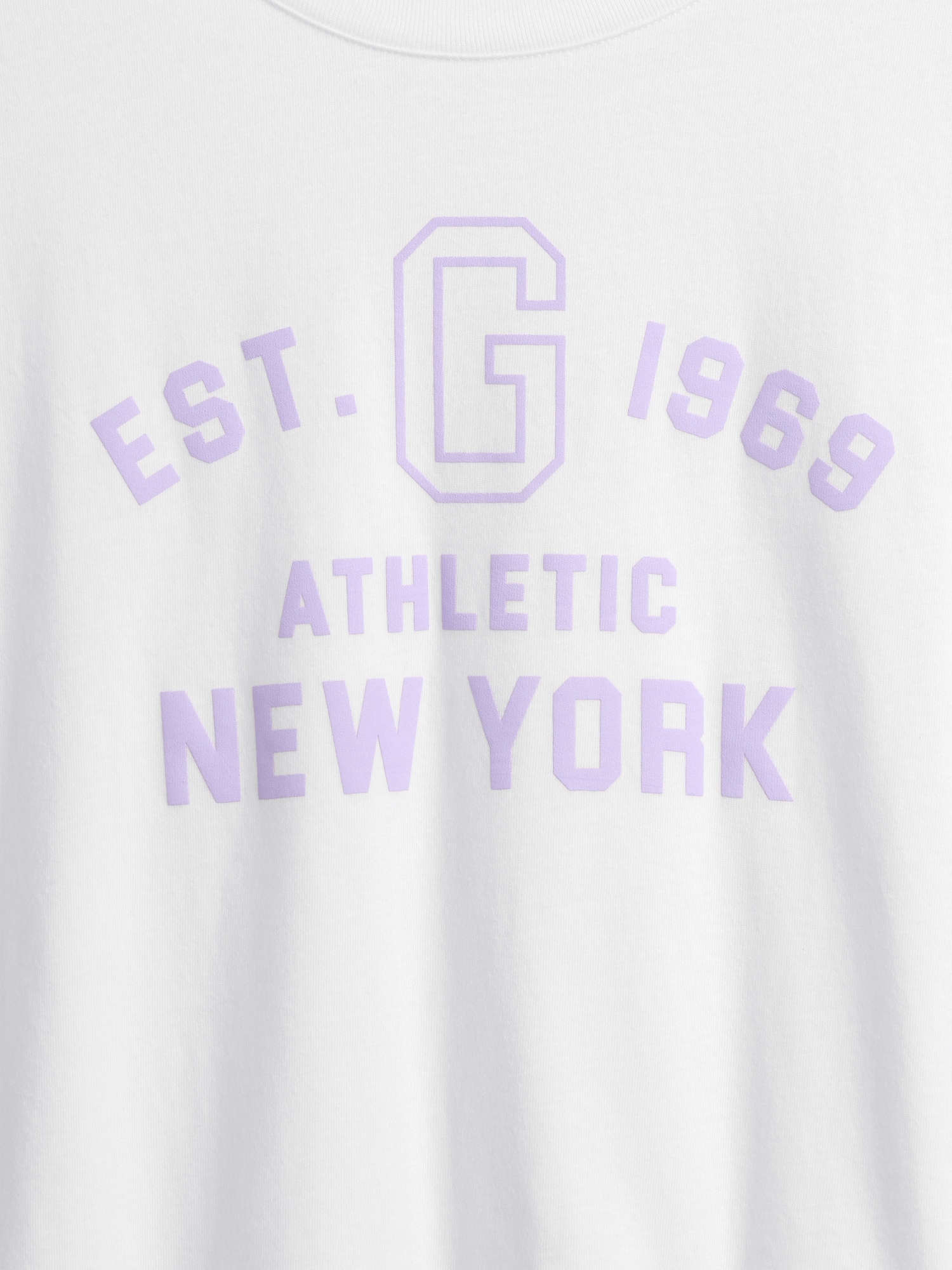 オーバーサイズ クロップド GAPロゴTシャツ (キッズ)-3