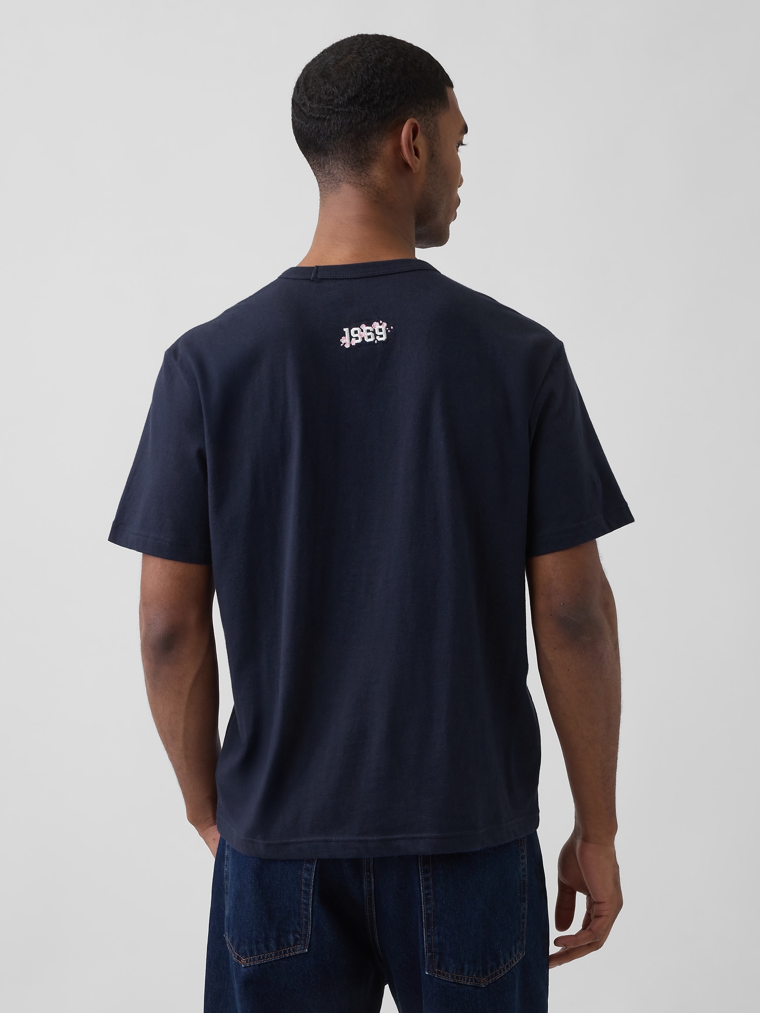 リラックスフィット SAKURA GAPロゴTシャツ-2