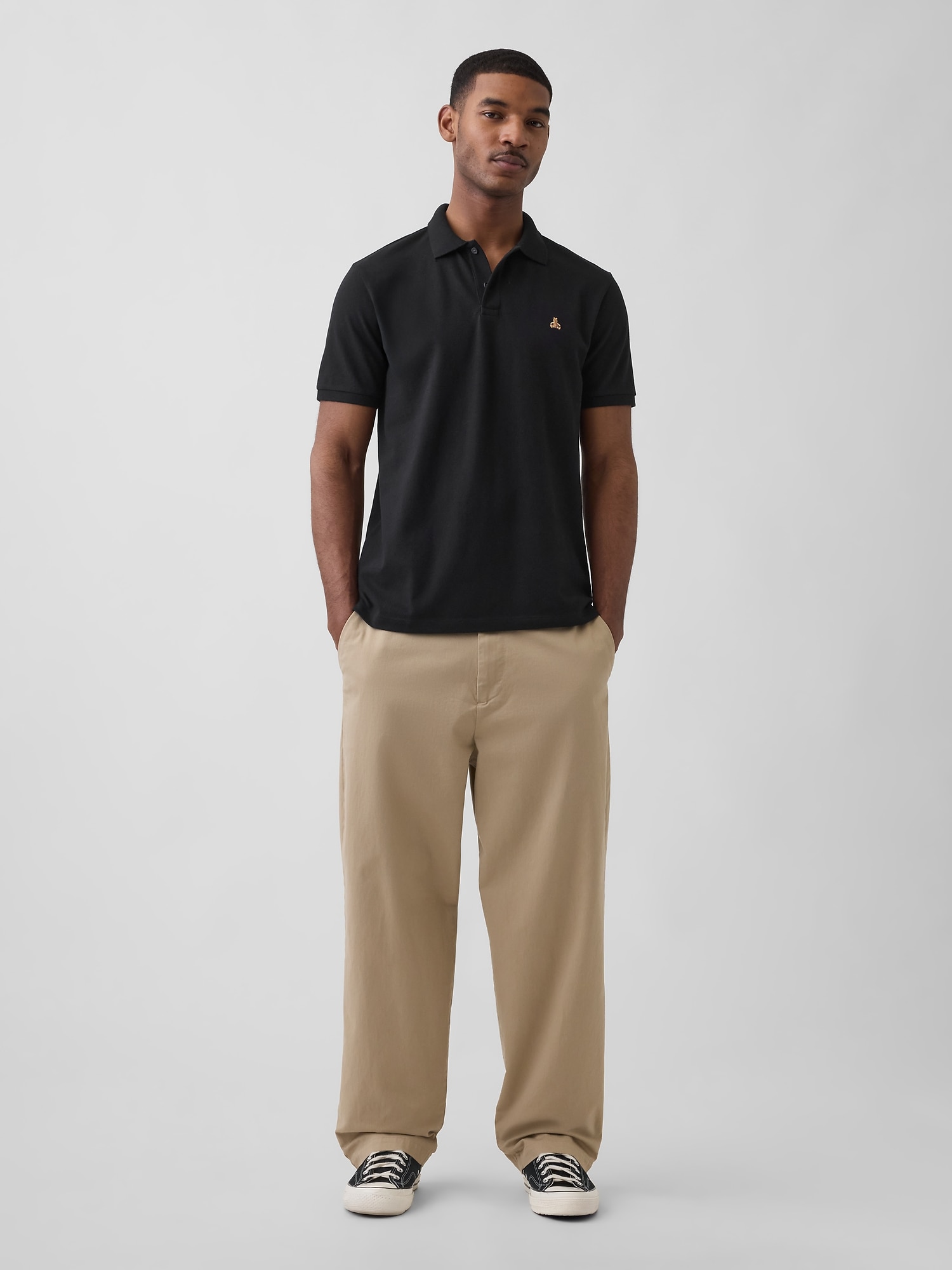 XL タグ付 761521717 ポロシャツ ストレッチピケ GF スーピマコットン ストレッチピケ ポロシャツ Slim Fit | Brooks