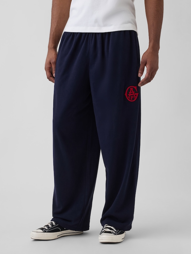 ヴィンテージソフト フレンチテリー GAPロゴ バギースウェットパンツ-1