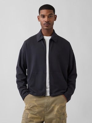 ヴィンテージソフト フレンチテリー オーバーサイズジャケット