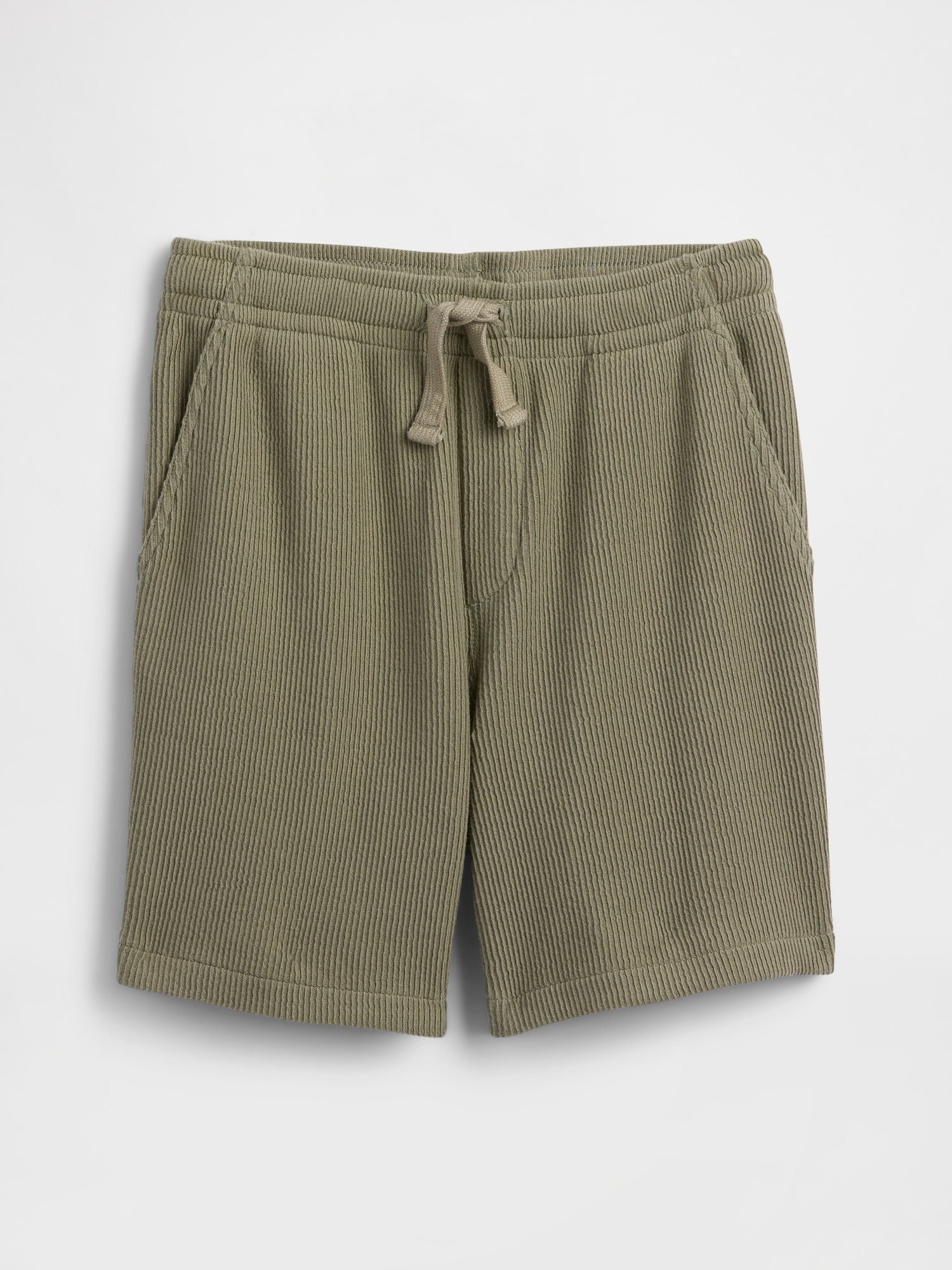 Kids Relaxed Pull-On Ribbed Shorts