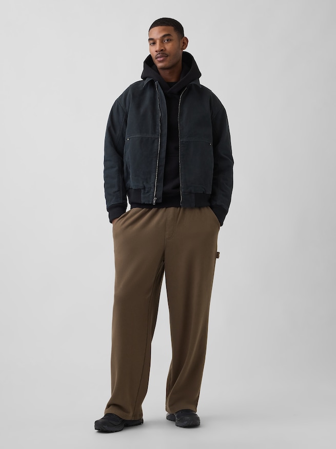 ヘビーウェイト バギー カーペンタースウェットパンツ-3