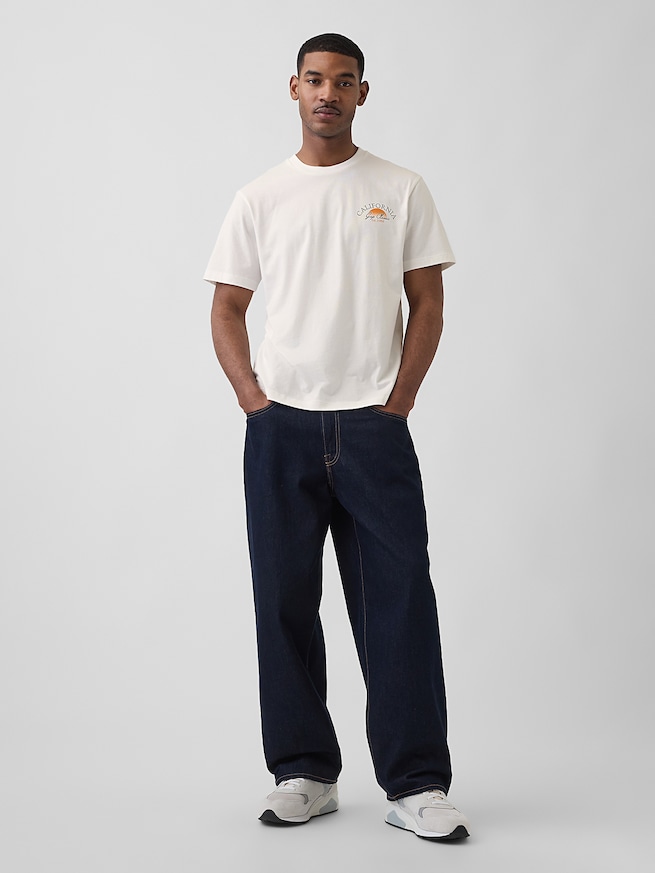 エブリディ ソフト リラックスフィット グラフィックTシャツ-1