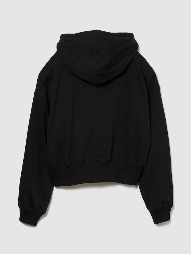 オーバーサイズ GAPロゴ フレンチテリー ジップアップパーカー-1