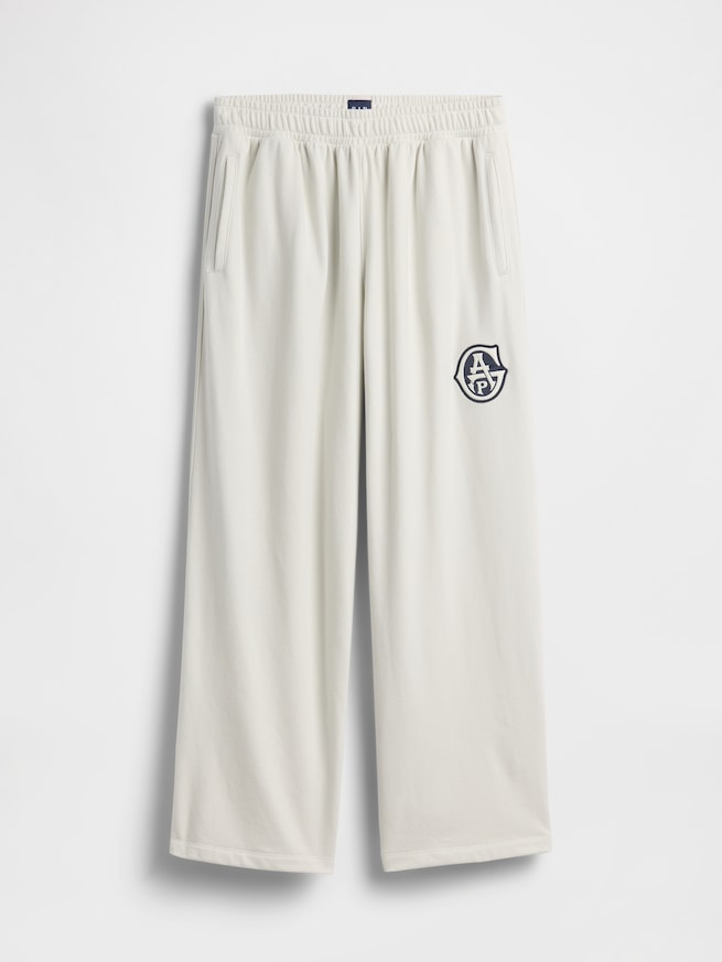 ヴィンテージソフト フレンチテリー GAPロゴ バギースウェットパンツ-5