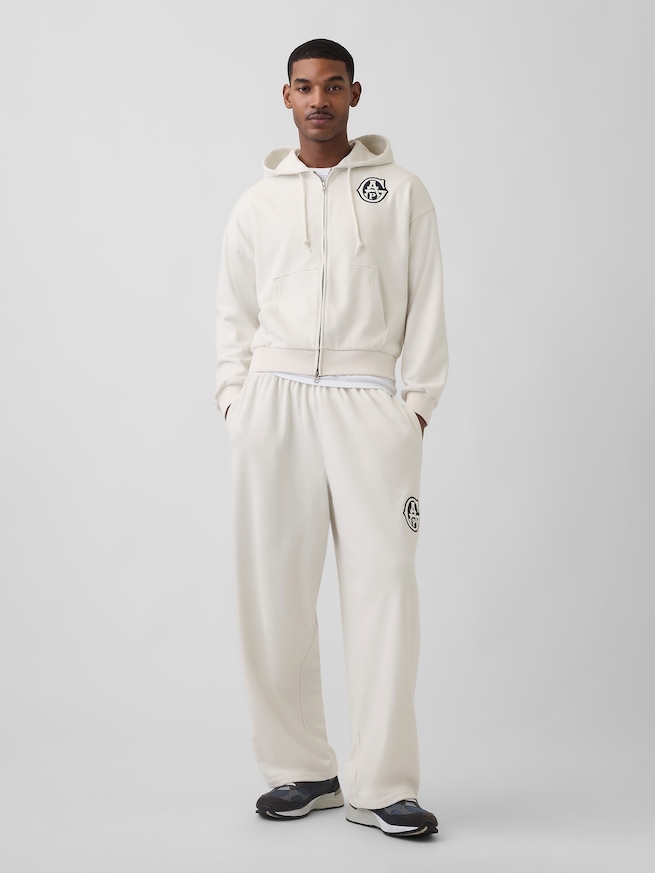 ヴィンテージソフト フレンチテリー GAPロゴ バギースウェットパンツ-0