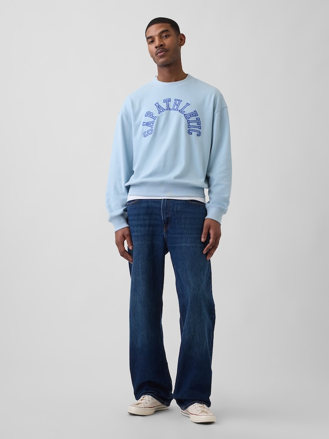 ヴィンテージソフト フレンチテリー オーバーサイズ GAP Athletic スウェットシャツ-1