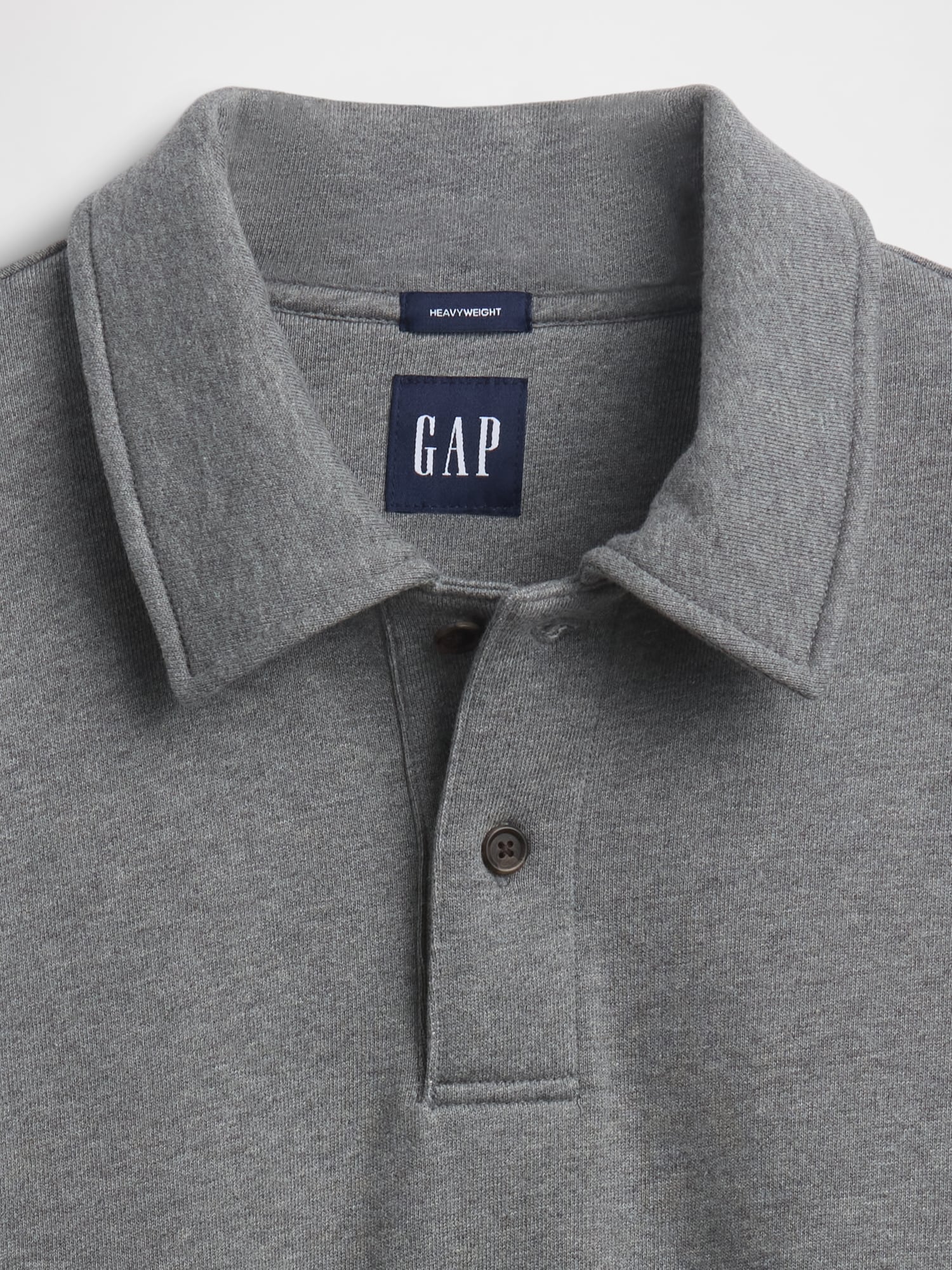 ヘビーウェイト オーバーサイズ ポロスウェットシャツ-3