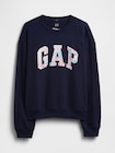 ヴィンテージソフト フレンチテリー オーバーサイズ SAKURA GAPロゴ スウェットシャツ-4
