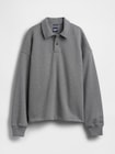 ヘビーウェイト オーバーサイズ ポロスウェットシャツ-4