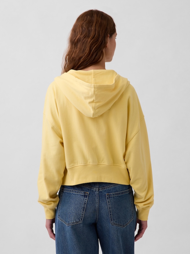 ヴィンテージソフト フレンチテリー ジップアップパーカー-2