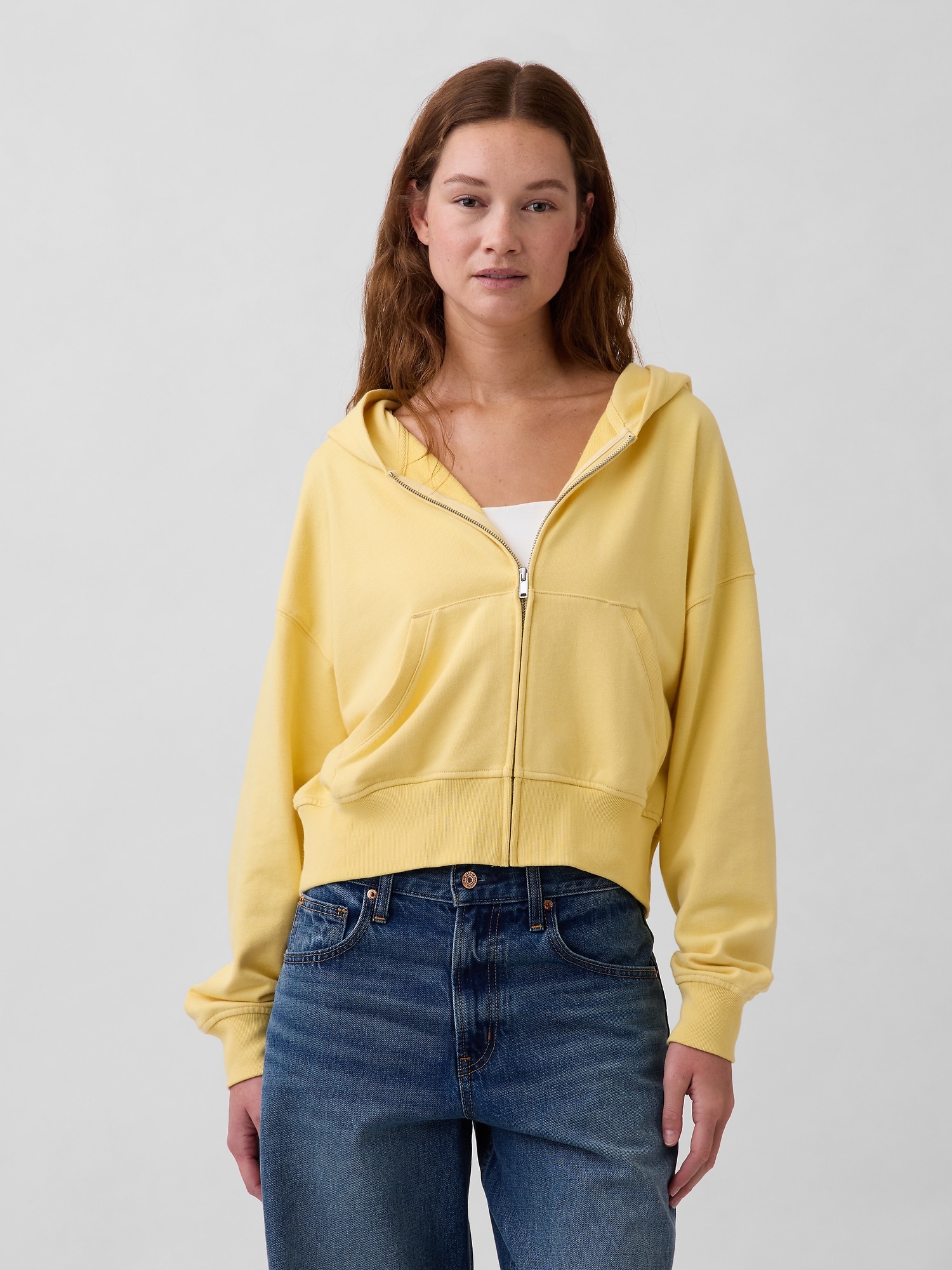 VintageSoft Terry Zip Hoodie