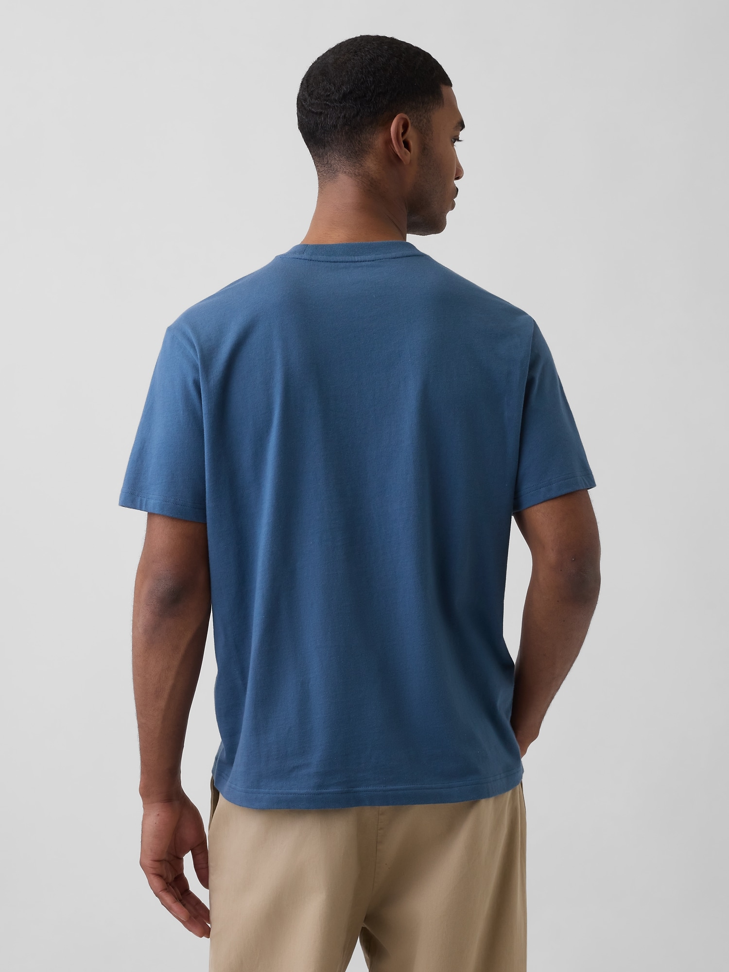 エブリディ ソフト リラックスフィット GAPロゴ グラフィックTシャツ-2