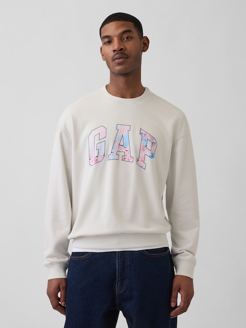 ヴィンテージソフト フレンチテリー オーバーサイズ SAKURA GAPロゴ スウェットシャツ