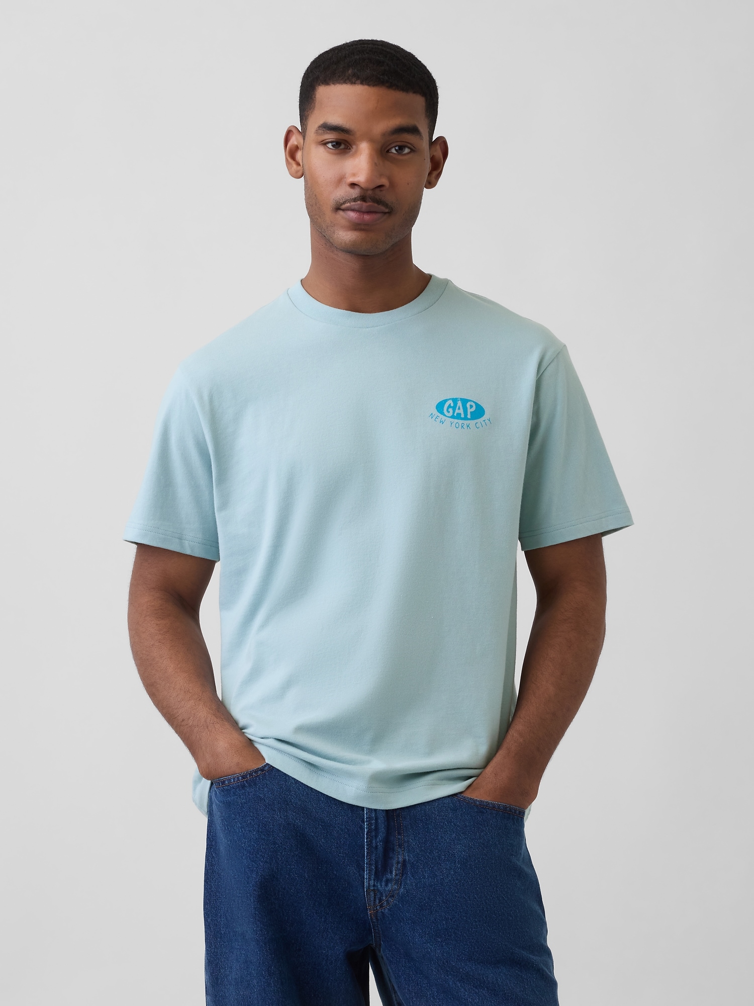 エブリディ ソフト リラックスフィット グラフィックTシャツ-0