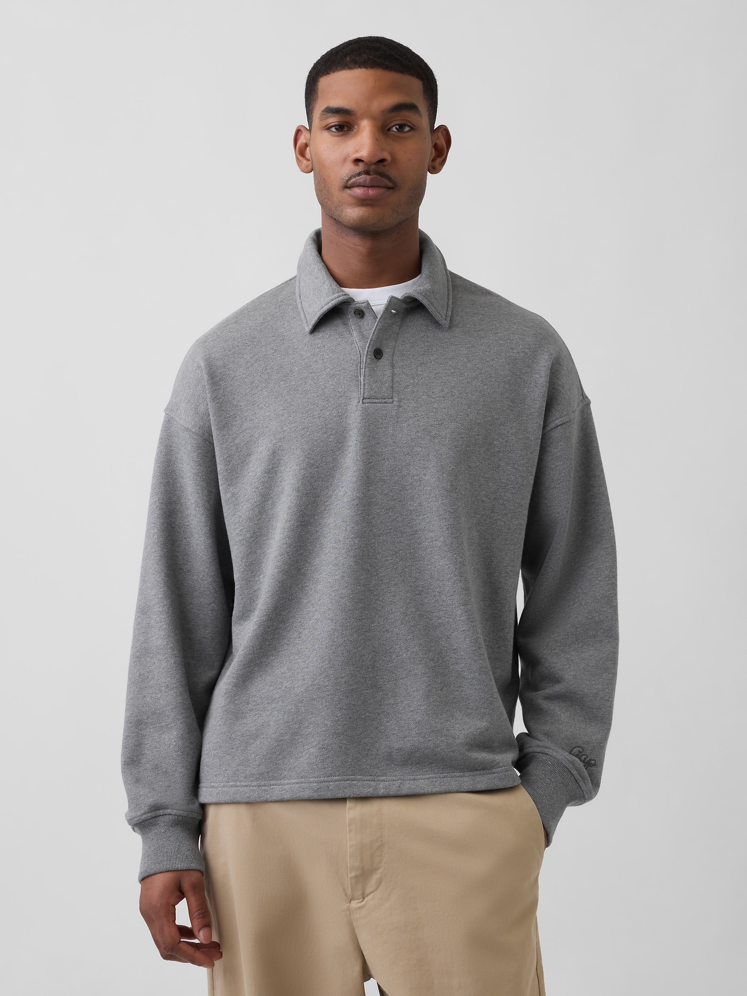 Gap公式オンラインストア | ヘビーウェイト オーバーサイズ ポロ