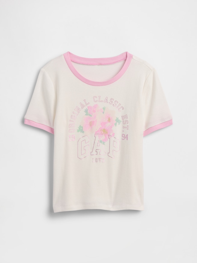 リンガー グラフィックTシャツ (キッズ)-0