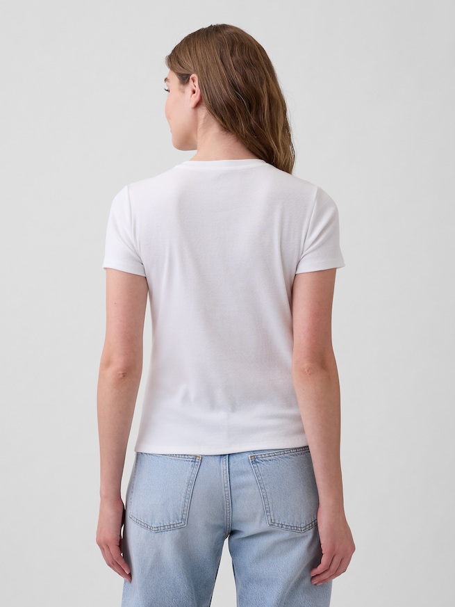 リブ ボタンアップトップス-1